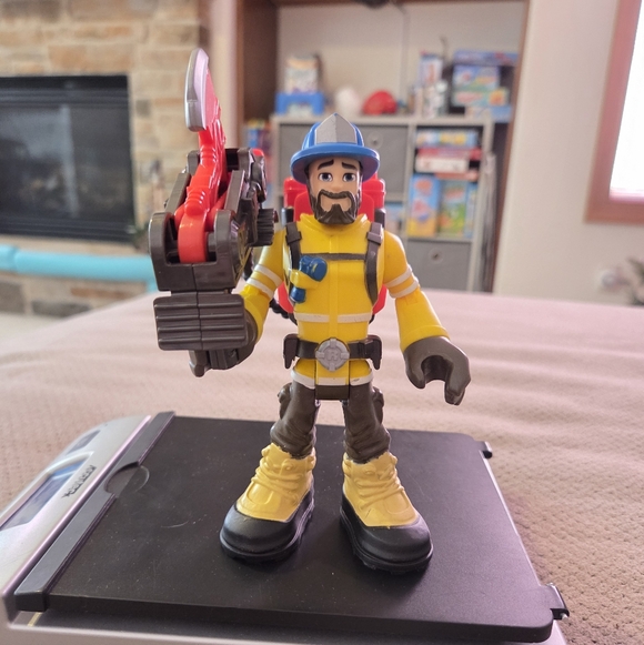 Mattel Other - 2018 mattel FORREST FUEGO Firefighter Fire Rescue RESCUE HEROES Fisher Price
